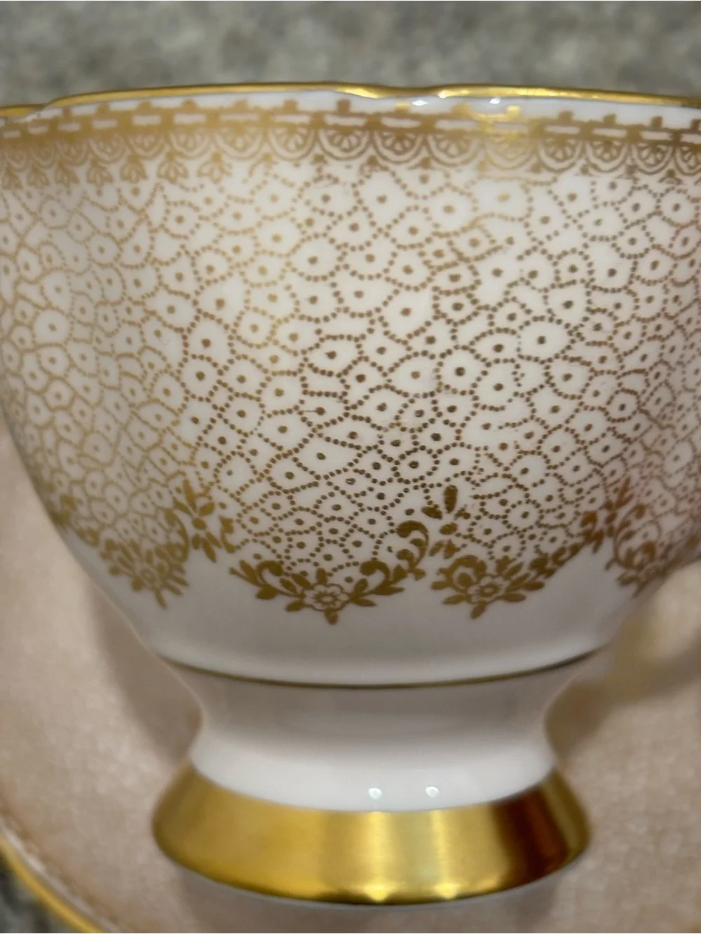 Vintage Tuscan Fine English Bone China Made in England Teacup & Saucer Set